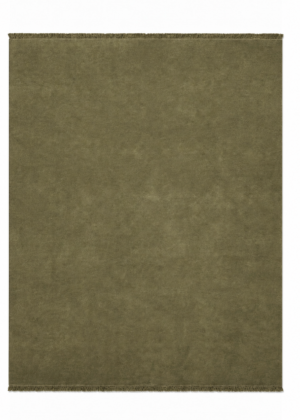 Handloom Rug moss green
